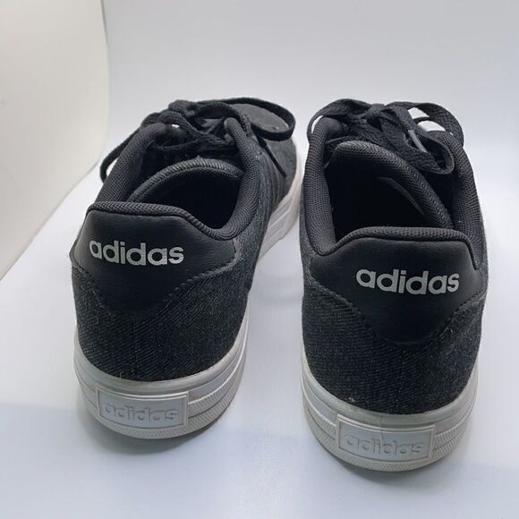 Adidas 2.0 Denim Black on Black Sneakers w/White Soles (Size: 7.5) - Picture 13 of 16